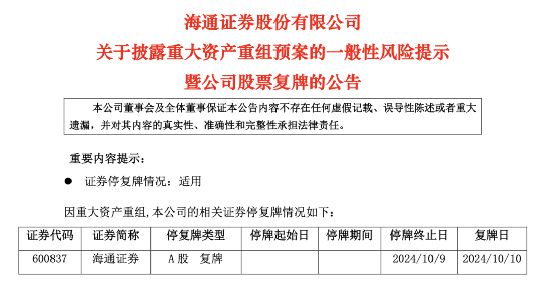 
          
            券商基金早参 | 首提员工安置问题！国泰君安、海通证券合并重组细化方案出炉；第二批ETF募资240亿，中证A500产品规模已近2400亿
        